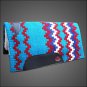 MADE IN USA FE128-F HILASON WESTERN WOOL FELT SADDLE BLANKET PAD BLUE