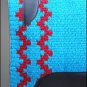 MADE IN USA FE128-F HILASON WESTERN WOOL FELT SADDLE BLANKET PAD BLUE