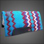 MADE IN USA FE128-F HILASON WESTERN WOOL FELT SADDLE BLANKET PAD BLUE