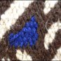 FEP248 MADE IN USA HILASON WESTERN WOOL FELT SADDLE BLANKET PAD BROWN WHITE