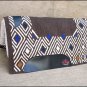 FEP248 MADE IN USA HILASON WESTERN WOOL FELT SADDLE BLANKET PAD BROWN WHITE