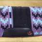 MADE IN USA FE201 BLACK LAVENDER HILASON WESTERN WOOL FELT SADDLE BLANKET PAD