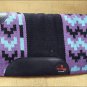 MADE IN USA FE201 BLACK LAVENDER HILASON WESTERN WOOL FELT SADDLE BLANKET PAD