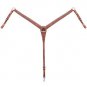 WEAVER STOCKMAN TAPERED OAK LEATHER BREAST COLLAR WITH SPOTS RUSSET