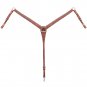 WEAVER STOCKMAN TAPERED OAK LEATHER BREAST COLLAR WITH SPOTS RUSSET
