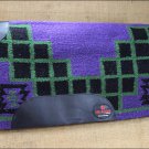 FEP244 MADE IN USA HILASON WESTERN WOOL FELT SADDLE BLANKET PAD LAVENDER GREEN