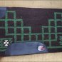 FEP239 MADE IN USA HILASON WESTERN WOOL FELT SADDLE BLANKET PAD BROWN GREEN