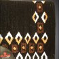 FEP287 MADE IN USA HILASON WESTERN  WOOL FELT SADDLE BLANKET PAD BLACK BROWN