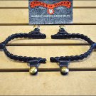 SPURS CIRCLE Y BLACK STEEL TWISTED MEN SPUR