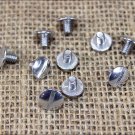 1/4" HILASON WESTERN HORSE SADDLE TACK CHICAGO SCREW ALUMINIUM 10 SET