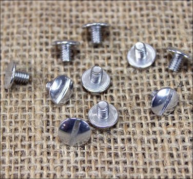 1/4" HILASON WESTERN HORSE SADDLE TACK CHICAGO SCREW ALUMINIUM 10 SET