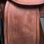 TO10RO-F HILASON TREELESS WESTERN LEATHER TRAIL PLEASURE HORSE RIDING SADDLE 18"