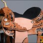 TT200V1OL-F HILASON WESTERN FLEX TREE BARREL RACING TRAIL RIDING SADDLE 15"