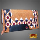 FEP209 MADE IN USA HILASON WESTERN WOOL FELT SADDLE BLANKET PAD RUST
