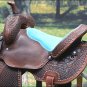 BH109-F HILASON WESTERN LEATHER BARREL RACING TRAIL PLEASURE RIDING SADDLE 15"