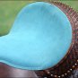 BH109-F HILASON WESTERN LEATHER BARREL RACING TRAIL PLEASURE RIDING SADDLE 15"