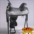 TW204-F HILASON WESTERN ENDURANCE TREELESS BARREL RACING TRAIL RIDING SADDLE 15"