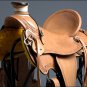 WD094 HILASON BIG KING WESTERN WADE RANCH ROPING COWBOY TRAIL SADDLE 15" 16" 17"
