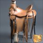 WD094 HILASON BIG KING WESTERN WADE RANCH ROPING COWBOY TRAIL SADDLE 15" 16" 17"