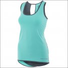 LARGE NOBLE OUTFITTTERS LADIES TOP LIL LOVER TANK AQUA SKY HEATHER