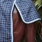 HILASON HORSE WINTER BLANKET 1200D BLACK RIPSTOP WATERPROOF POLY TURNOUT TOUGH