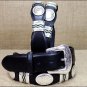 BLACK TONY LAMA CUTTING CHAMP SCALLOP WESTERN FORMAL CASUAL COWBOY LEATHER BELT