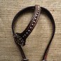 HILASON WESTERN LEATHER HORSE ONE EAR BRIDLE HEADSTALL DARK BROWN