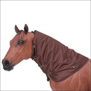 MEDIUM BROWN TOUGH-1 600D WATERPROOF POLY WINTER HORSE NECK COVER