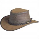 LARGE CONNER HANDMADE BC HATS COOL AS A BREEZE AUSTRALIAN LEATHER BARK MESH