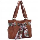 AMERICAN WEST BANDANA SIGNATURE LARGE CARRY-ALL TOTE SHOULDER HAND BAG