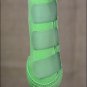 LARGE HILASON LIME GREEN HORSE REAR LEG PROTECTION ULTIMATE  SPORTS BOOT PAIR