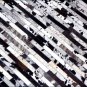 HR124 HOME DECOR COWHIIDE HAIR ON LEATHER PATCHWORK RECTANGLE AREA RUGS CARPET