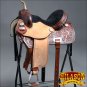 TT204MBK1- HILASON FLEX-TREE BARREL RACING TRAIL RIDING HORSE WESTERN SADDLE 17"