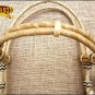 S06 HILASON WESTERN RAWHIDE LEATHER HORSE BRIDLE HEADSTALL W/ HORSE HAIR TASSEL