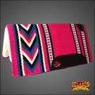 MADE IN USA FE137 HILASON WESTERN WOOL FELT SADDLE BLANKET PAD BROWN WHITE PINK