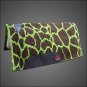 MADE IN USA F02 HILASON WESTERN WOOL FELT SADDLE BLANKET PAD BROWN GREEN GIRAFFE
