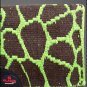 MADE IN USA F02 HILASON WESTERN WOOL FELT SADDLE BLANKET PAD BROWN GREEN GIRAFFE