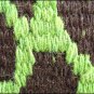 MADE IN USA F02 HILASON WESTERN WOOL FELT SADDLE BLANKET PAD BROWN GREEN GIRAFFE