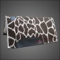 MADE IN USA F04 HILASON WESTERN WOOL FELT SADDLE BLANKET PAD BROWN WHITE GIRAFFE