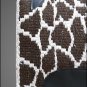 MADE IN USA F04 HILASON WESTERN WOOL FELT SADDLE BLANKET PAD BROWN WHITE GIRAFFE