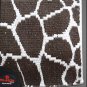 MADE IN USA F04 HILASON WESTERN WOOL FELT SADDLE BLANKET PAD BROWN WHITE GIRAFFE