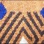 FEP238 MADE IN USA HILASON WESTERN WOOL FELT SADDLE BLANKET PAD RUST BROWN BLUE