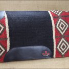 MADE IN USA F16 HILASON WESTERN WOOL FELT SADDLE BLANKET PAD BLACK CRIMSON BROWN