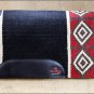 MADE IN USA F16 HILASON WESTERN WOOL FELT SADDLE BLANKET PAD BLACK CRIMSON BROWN