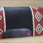 MADE IN USA F16 HILASON WESTERN WOOL FELT SADDLE BLANKET PAD BLACK CRIMSON BROWN