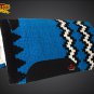 MADE IN USA FE318-F HILASON WESTERN WOOL FELT SADDLE BLANKET PAD TERQUOISE WHITE