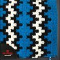 MADE IN USA FE318-F HILASON WESTERN WOOL FELT SADDLE BLANKET PAD TERQUOISE WHITE