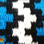 MADE IN USA FE318-F HILASON WESTERN WOOL FELT SADDLE BLANKET PAD TERQUOISE WHITE