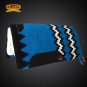 MADE IN USA FE318-F HILASON WESTERN WOOL FELT SADDLE BLANKET PAD TERQUOISE WHITE