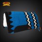 MADE IN USA FE318-F HILASON WESTERN WOOL FELT SADDLE BLANKET PAD TERQUOISE WHITE